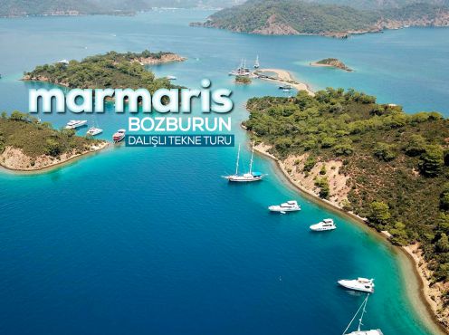 MARMARIS BOZBURUN DALIŞLI TEKNE TURU